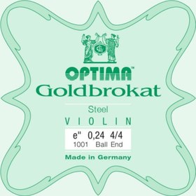 Resim Optima 631525 Goldbrokat Keman Mi (E) Teli (0.26mm) | Efsanevi Goldbrokat Kalitesi Kristal Parlaklığında Tizler ve Hızlı Tepki Veren Yapı 