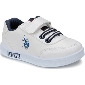 Resim U.S. Polo Assn. 2p Cameron 2fx Cocuk Spor Ayakkabı Beyaz/lacı 