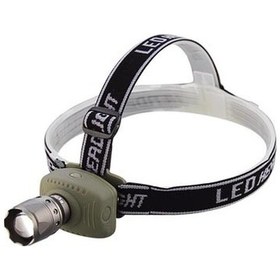 Resim Süper Zoomlu Kafa Lambası Watton Wt-053 El Feneri Işıldak Lamba N11.1111 Yeşil 