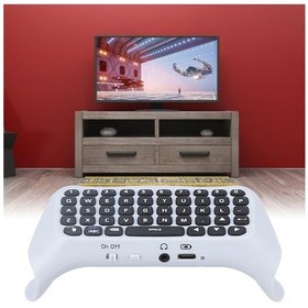 Resim Moveevo Ps5 Kontrolcü İçin Kablosuz Bluetooth Klavye - Dahili Hoparlör Ve 3.5mm Ses Çıkışı, 100 Saat Çalışma Süresi, Abs Malzeme, Oyuncular İçin Sohbet Paneli 