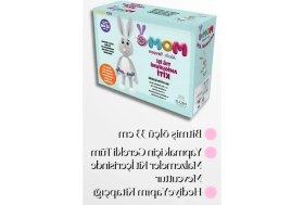 Resim Yeni Başlayanlar Için Tığ Işi Amigurumi Kiti Momo Akıllı Tavşan 
