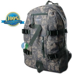 Resim Savage Ventura 40lt. Gri Dijital Kamuflaj Sırt Çantası Hh130666 Çok Renkli 