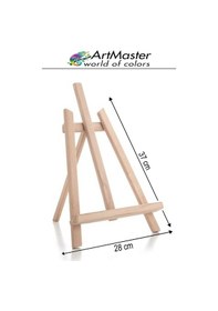 Resim Masaüstü Küçük Şövale 28x37 Cm 1 Adet Küçük Şövalye Sanatsal Tuval Resim Tutucu Sergi Çam Ağacından İmal Edilmiştir 