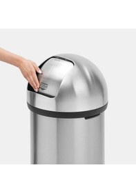 Resim Brabantia Çöp Kutusu Büyük Boy 60 Litre Push Bin Matt Steel 48452 