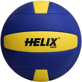 Resim Helix Neon Renkli Voleybol Topu Soft Touch + Pompa Sarı - Lacivert 