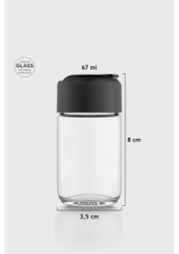 Resim Renga Rita 67 ML Cam Tuzluk 121013 Siyah 