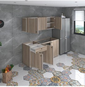 Resim Kenzlife Hazır Mutfak Seti Heyula Crd 180 Cm Genişlik Üst Tezgahsız 