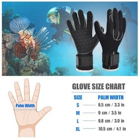 Resim Geeroyoo 3mm Neopren Dalış Eldiveni: Kaymaz, Dayanıklı Ve Isı Yalıtımlı - Dg-203 M Boyut Çok Renkli 