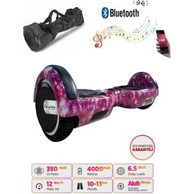 Resim Citymate Hoverboard 6.5 inch Elektrikli Kaykay Scooter Bluetooth Hoparlörlü Çanta Hediye D13 
