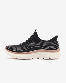 Resim Skechers Summıts Plus-soft Luster Kadın Siyah Spor Ayakkabı 150611 Bkrg Siyah 