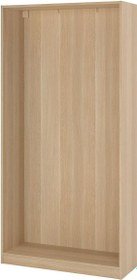 Resim Gardırop iskeleti, ağartılmış meşe görünümlü, 100x35x201 cm 