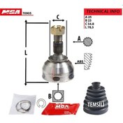 Resim MGA 70905 AKS KAFASI DIŞ 205 306 / XSARA XANTIA 93-98 1.6 