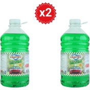 Resim Craften Yazlık Cam Suyu Yeşil Elma Kokulu 3 Litre (2'li paket) 