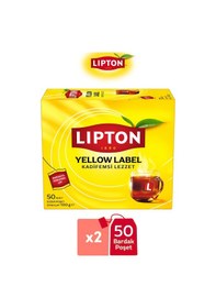 Resim Lipton Yellow Label Bardak Poşet Çay 50li X 2 Adet 