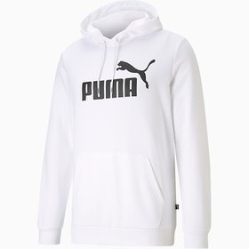 Resim ESSENTIALS BIG Logo Erkek Kapüşonlu Sweatshirt 