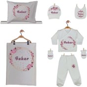 Resim Pia Baby Gl 1904-06 Isme Özel Yastık Battaniye Zıbın Set 