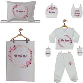 Resim Pia Baby Gl 1904-06 Isme Özel Yastık Battaniye Zıbın Set 