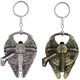 Resim Star Wars Şişe Açacağı, Fainfun 2'li Şişe Açacağı Anahtarlık Çok Renkli 