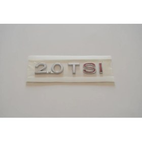 Resim Volkswagen 2.0 Tsi Bagaj Yazısı Çift Kırmızı 3C0853675A 