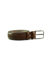Resim Mentor Regalo Deri Kemer Kahve Lazer Desen 81053 Kahverengi 