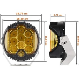 Resim Nkt Group 7" Baja Style Shooter Offroad Projektör LED Lamba 