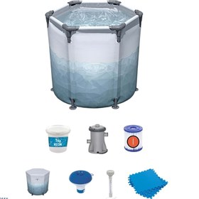 Resim BESTWAY Lay-Z-Spa Soğuk Terapi Buz Banyosu Küveti Seti, Tek Kişilik BW558 6002K 