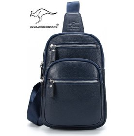 Resim Tek Omuz Askılı Sırt Göğüs Spor Hakiki Deri Çanta Kangaroo 8156K 