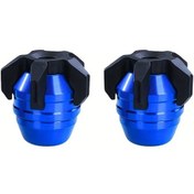 Resim Dream011 Mavi 2 Adet Alüminyum Motosiklet Frame Slider - Çarpışma Korumalı 