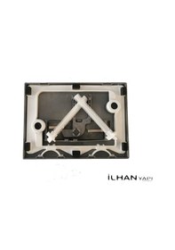 Resim Visam Karina Mat Siyah Gömme Rezervuar Kumanda Paneli Siyah 