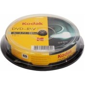 Resim Kodak 4.7Gb 4X Dvd-Rw Tekrar Yazılabilir Dvd Medya - 10'Lu Paket 