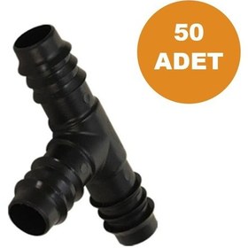 Resim 20x20x20 Ekleme Te Damlama Sulama Ek Parçası 50 Adet 