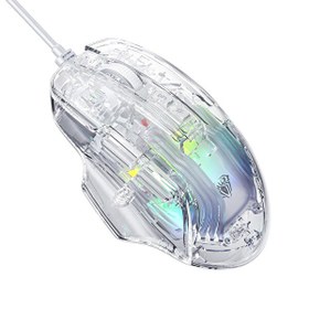 Resim Aula S80 7200 DPI 7 Tuşlu RGB Şeffaf Optik Oyuncu Gaming Mouse 