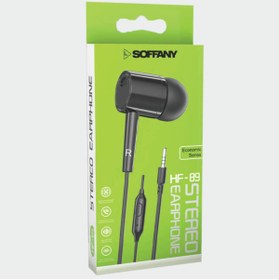 Resim Soffany HF89-002 HF89-002 Jack Girişli Kablolu Kulaklık Siyah 