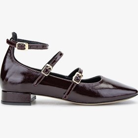 Resim Valmenti Tarya Kadın Bordo Hakiki Deri Topuklu Ayakkabı 1029 1250 Bn Ayk Y24 Bordo 