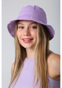 Resim Pamuk Bucket Şapka Rş-110 Lila Lila 