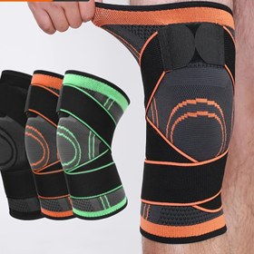 Resim 1 adet Unisex Sıkıştırma Diz Desteği Spor, Yürüyüş için Uygun, Nefes Alabilen ve Yüksek Elastik Örgü Malzeme ile Özelliktedir. 
