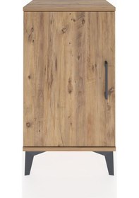 Resim Arges Komodin 2 Raflı Tek Kapaklı 44x30x80 Çam-çam Çam 