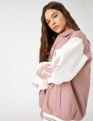 Resim Pilot Ceket İşlemeli Fermuarlı Gömlek Yaka Cep Detaylı 