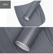 Resim Koyu Gri-30x127cm-30cmx127cm 3d Karbon Fiber Araba ları Rulo Streç Film Araba Motosiklet Dıy Styling Vinil Siyah 