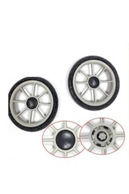 Resim abnturk 2 Adet Büyük Boy Pazar Arabası Teker Takımı Ø20cm 2 Teker Fiyatı Pazar Arabası 20x20 Cm Teker Takımı 