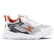 Resim KAOR KTN Kız Çocuk Sneaker Ayakkabı Gri / Turuncu 