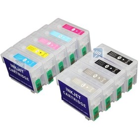 Resim Epson Surecolor Sc -p600 Epson T7601-7609 Uyumlu 9 Renk Kolay Dolan Kartuş Dolu Bk1008.01.020.7.7 Bk Gift 