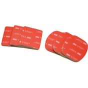 Resim Sanger Gp14 Aksiyon Kamera 3 Oval 3 Düz Yapışkan Aparat 