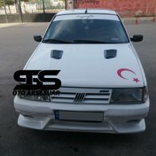 Resim STS Oto Aksesuar Fiat Tempra Uyumlu Piano Black Kaput Üstü Havalandırma Izgarası 