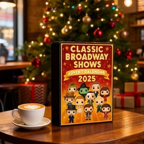 Resim 2026 Yeni 24 Parça Advent Takvimi 3D Klasik Broadway Performansı Noel Geri Sayım Takvimi, Şenlikli Ev Dekorasyonu, Tatil Hediyesi, Koleksiyonluk Figürler 