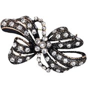 Resim Fiyonk Papatya Swarovski Taşlı Elmas Montür Broş Sevgiliye Hediye 