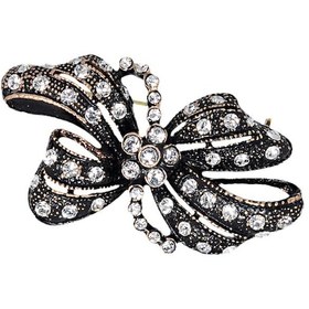 Resim Fiyonk Papatya Swarovski Taşlı Elmas Montür Broş Sevgiliye Hediye 