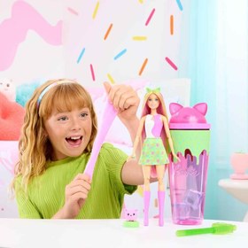 Resim Barbie Pop Reveal Milkshake Serisi - Pembe Kedi JCN87 
