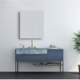 Resim Stillmobilya Mdf Banyo Dolabı Beyaz 