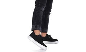 Resim Kiko Kids Richie Cırtlı Erkek Çocuk Casual Ayakkabı Siyah Tekstil Tabanlı Konforlu Tasarım 